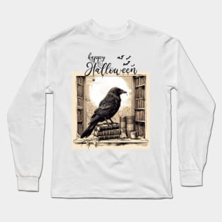 Halloween raven Long Sleeve T-Shirt